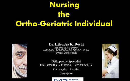 A Talk on OrthoGeriatric Nursing @ Home Nursing Foundation